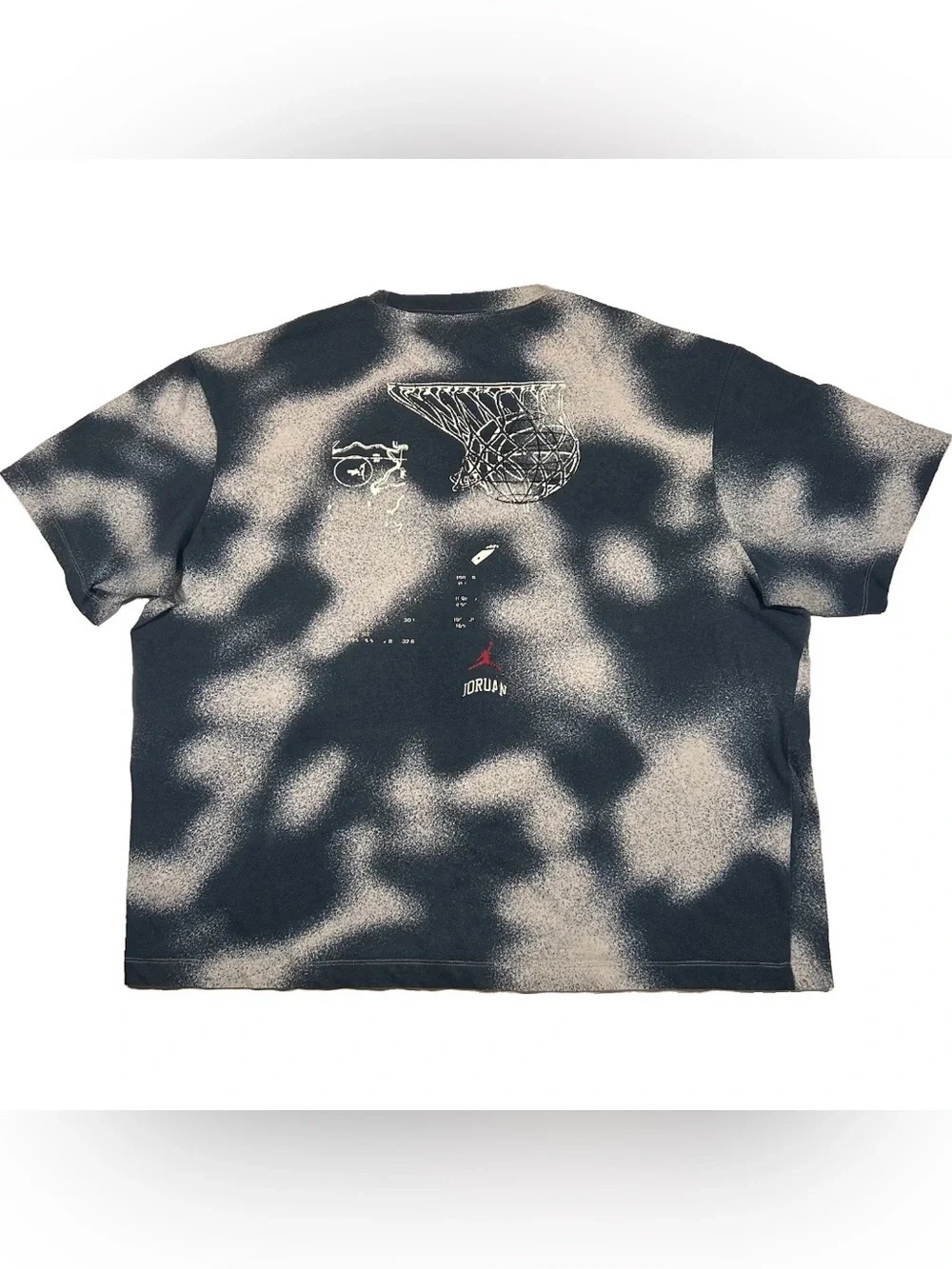Jordan Sport Anthracite Dark Smoke Gray Graphic Tee Size XL #FB7448-066 Retro